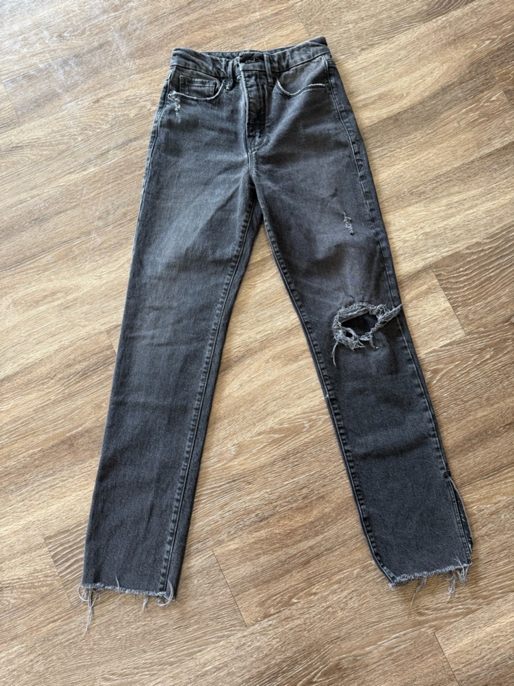 Good American Black Denim Jeans 0/25